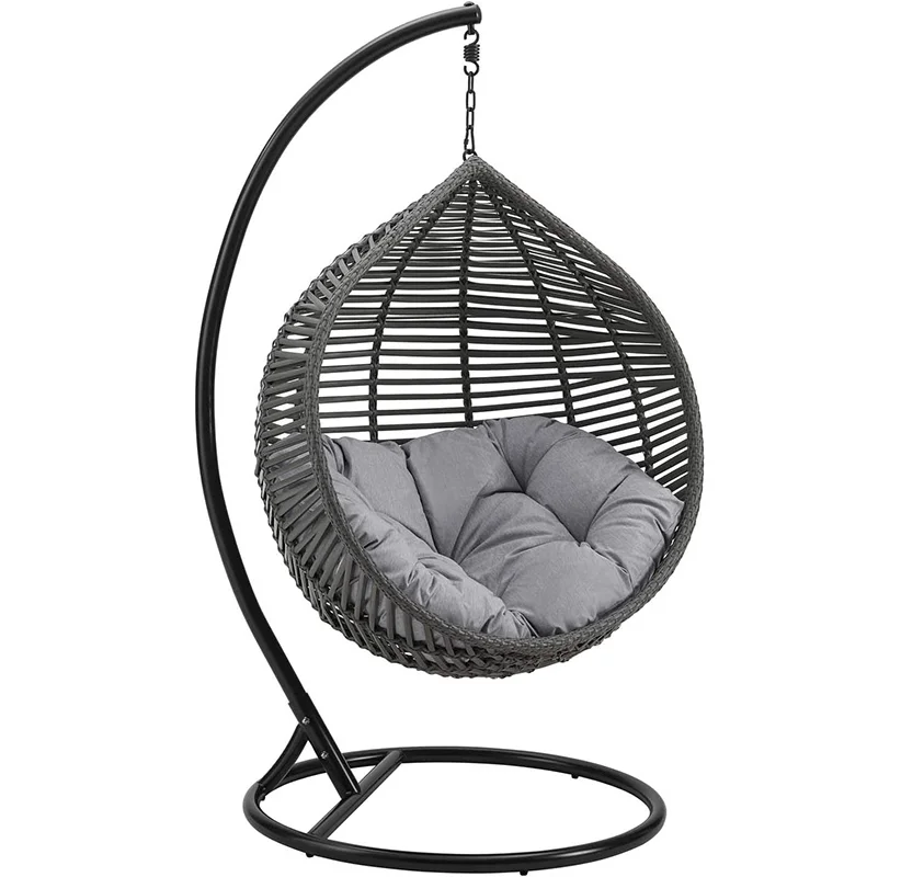 Cheap New Patio furniture swings Hammocks rattan hanging swing egg chair for indoor and outdoor 1 buyer