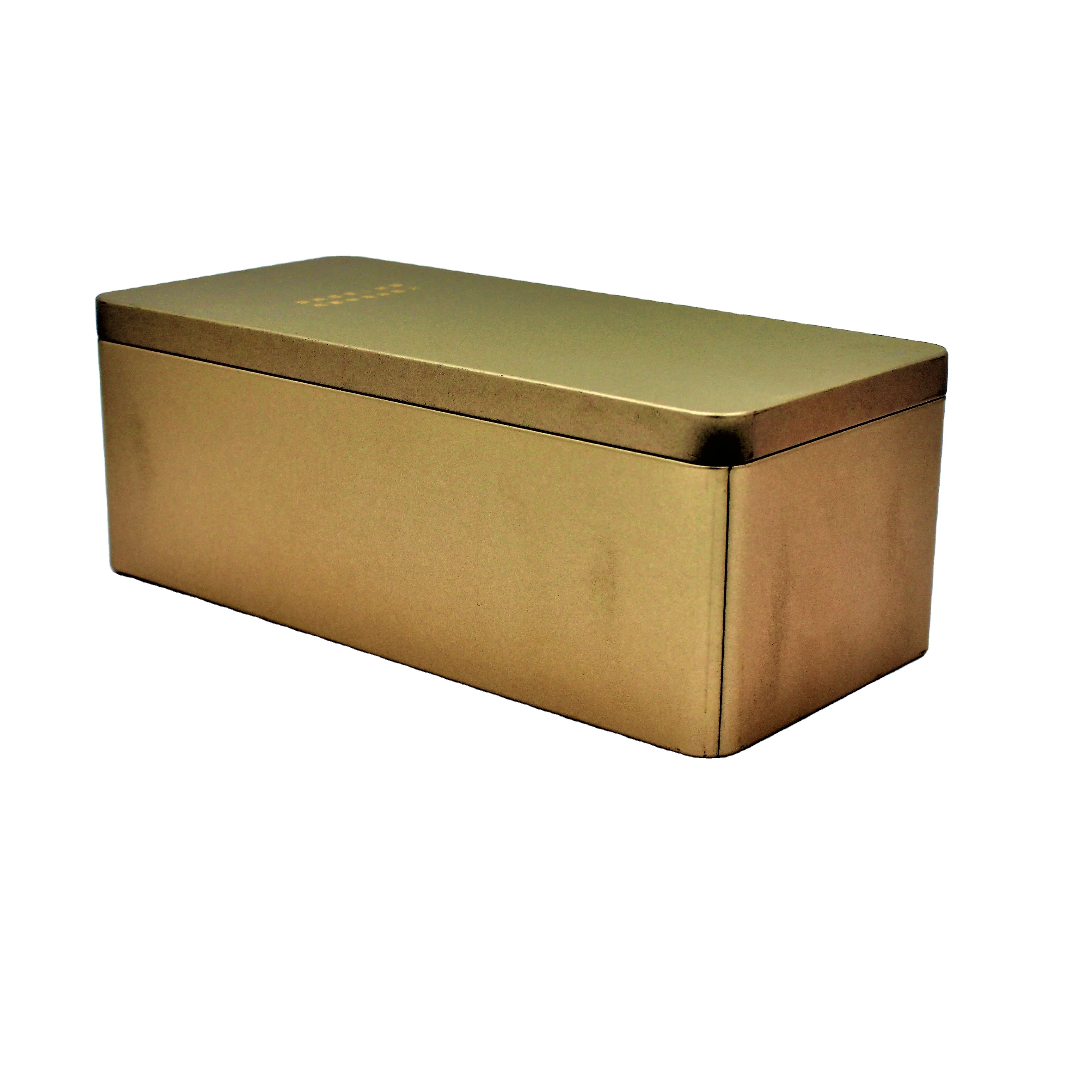 Outstanding Quality Beautiful Rectangular Starburst Tin Cama Tea Coffee