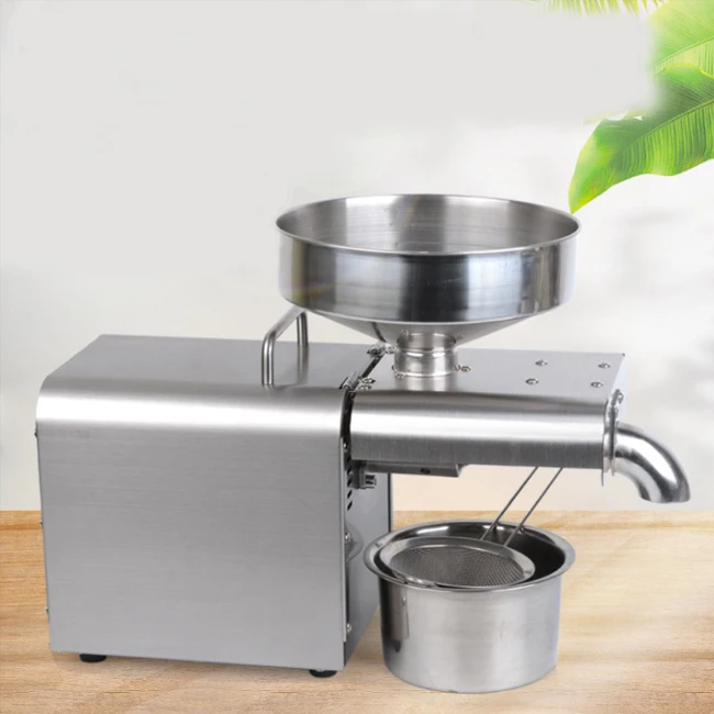 Household oil press commercial oil press stainless steel oil press wholesale export cross-border trade price