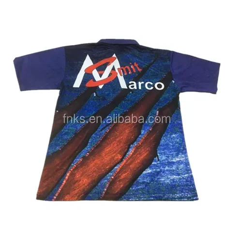 Custom Logo Man Sublimation Dart Shirts