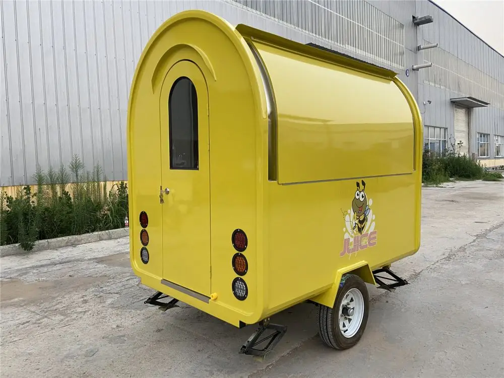 Customized Mobile Kitchen Trailers Beverage Concession Food Truck