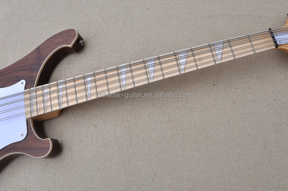 Flyoung 8 strings electric Bass Guitar Factory High QUality Guitars Walnut Body Neck Through body bass