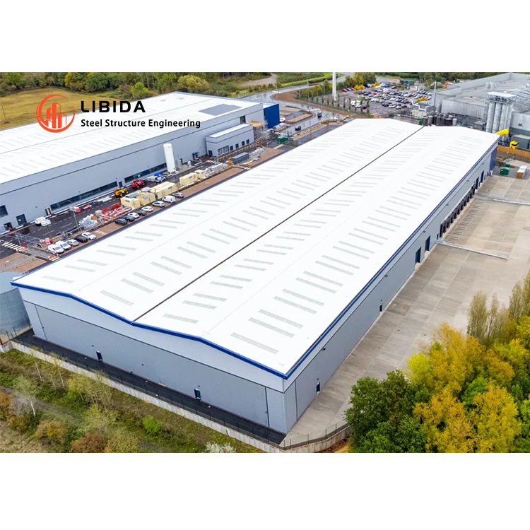 Factory Workshop Building cheap Metal warehouse frame Prefabricated Warehouses factory Steel Structure factory