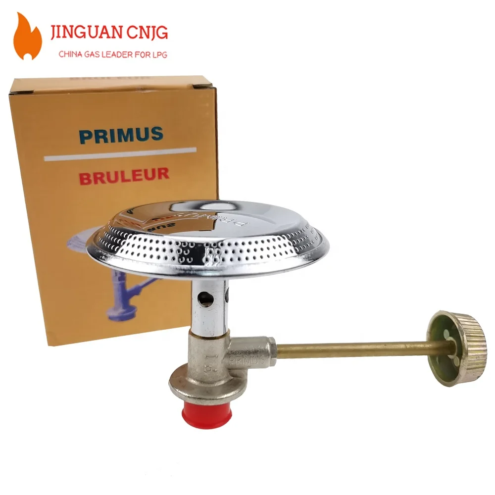 CNJG GAS Export Africa Market Good Quality Primus Model Stainless Steel LPG Camping Gas Burner Head Gaz Burner Parts And Valve