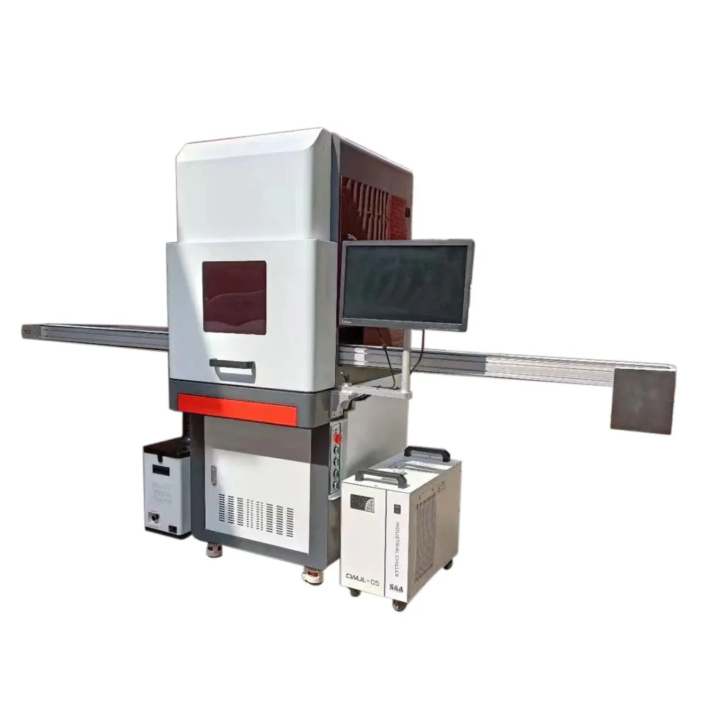 Custom 3w 5w 8w 10w 15w Enclosed CCD UV Laser Marking Machine With Automatic Vision Position System