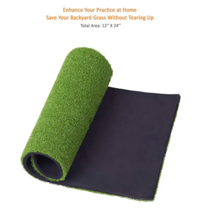 Customized outdoor indoor club cutting mat Driving range batting training mat Pushing turf golf mat