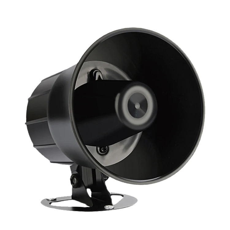 DC12V Trending Voice Prompt with Horn Alarm Device with Multiple Way in Black