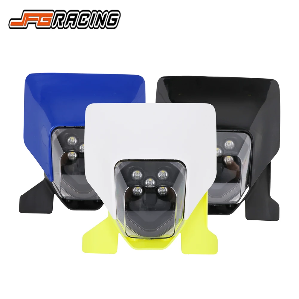 Dirt Bike Pit Bike Universal 12V 35W Motorcycle New LED Headlight Headlamp Head Lamp Light For KTM HONDA KAWASAKI SUZUKI YAMAHA