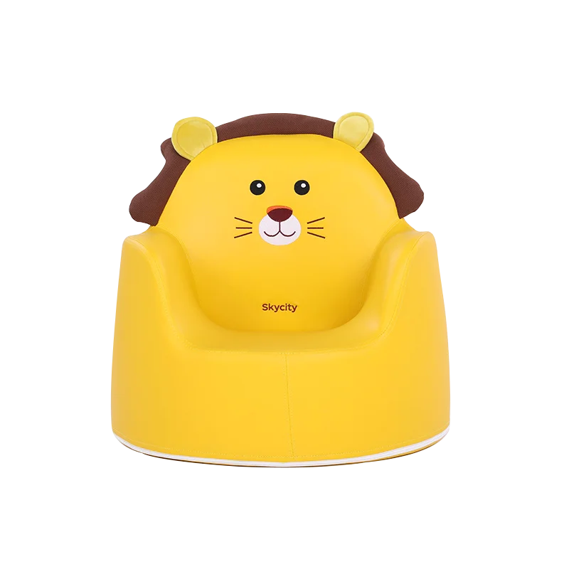 
Skycity Mini Sofa Kids animal pattern baby PU leather kid playing sofa for kids shop 