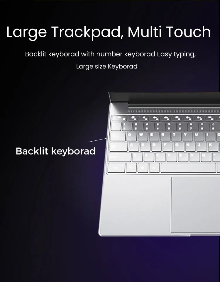 15.6 inch ram16gb rom 256gb ssd business office computer laptop fhd ips keyboard backlit for wholesale