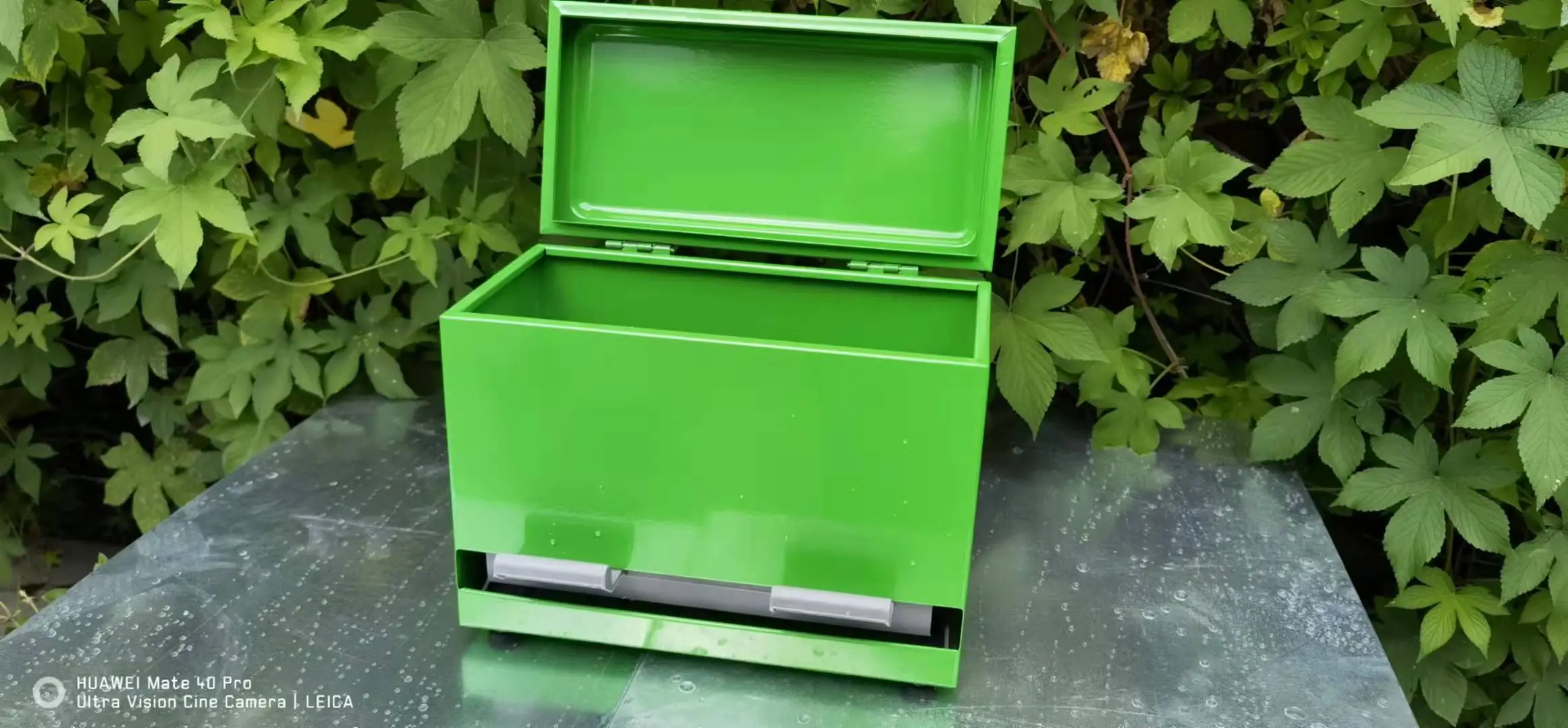 Green stainless steel pencil  dispenser and straw dispenser  for hot sale
