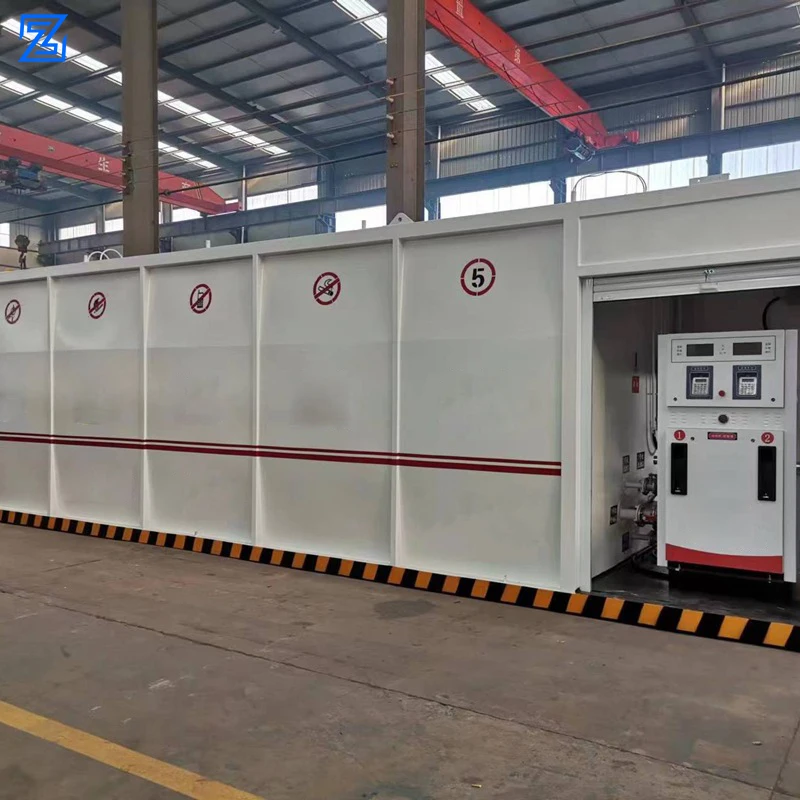 Professional New Designs 3 Nozzles Mini Container Fuel Petrol Portable Fuel Station