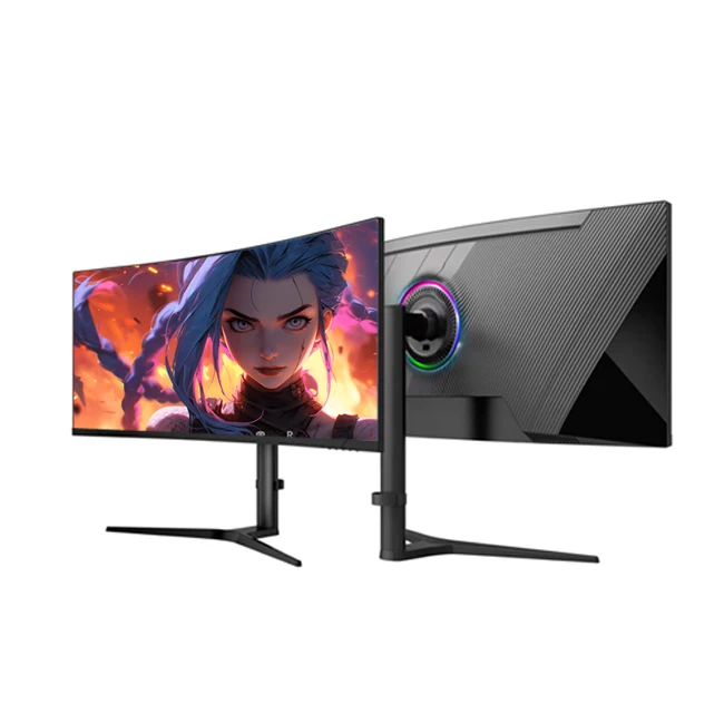 Best Quality Curved Wide Screen 34Inch 4K Display 144hz PC Monitor Game Video Curved Computer Screen Gaming