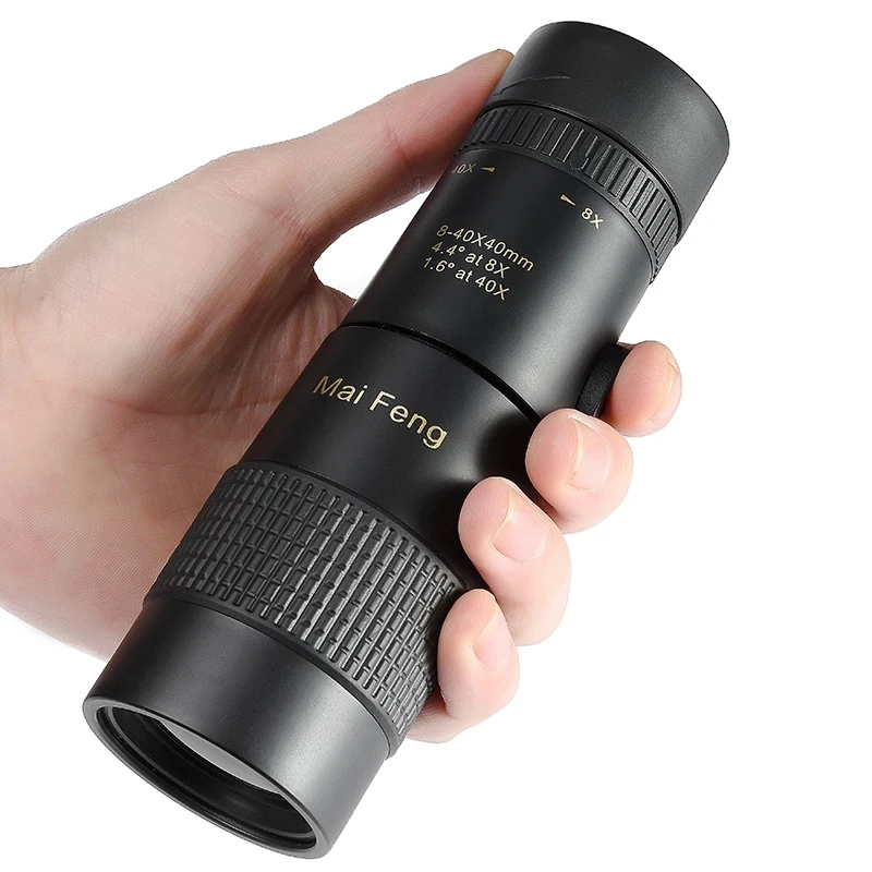 Powerful 8-40X40 High Zoom Monocular Professional Telescope Portable for Camping Hunting Lll Night Binoculars