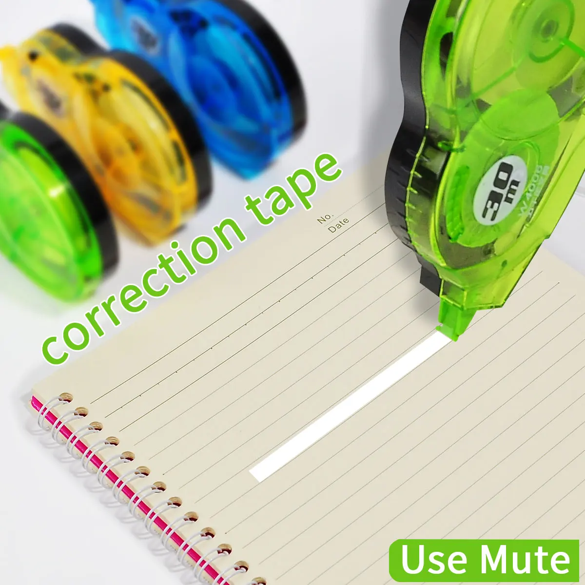 Simplified INS Style High Aesthetic Correction Tape 30 Meter Portable Correction Tape