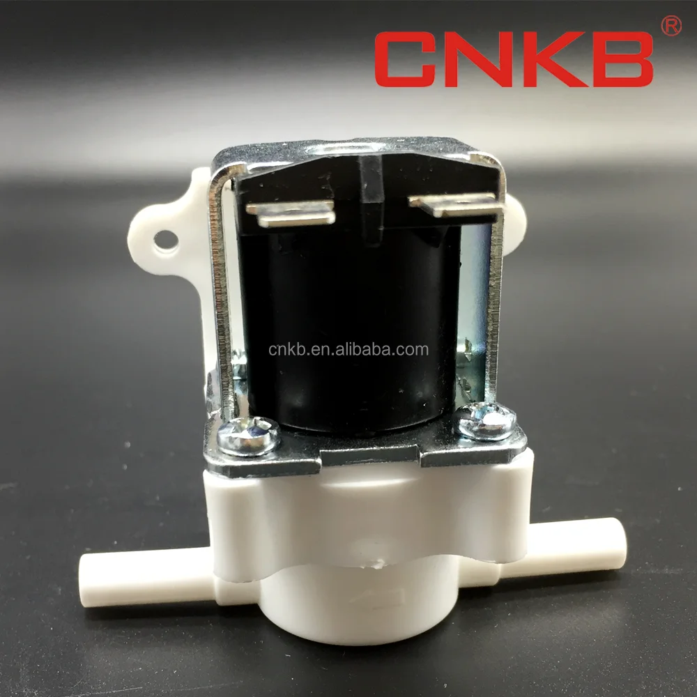 CNKB Factory Price 6.35mm DC12/24/36V plastic water dispenser drain valve FPD-270M ro valve