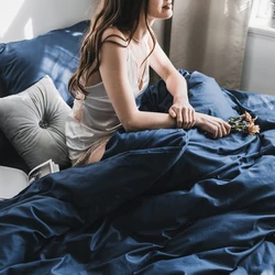 Flourish Dekbedovertrek Linen Housse De Couette Quilt Duvet Floral  100% Cotton Copper Duvet Cover Sale Comforter Set Bedding