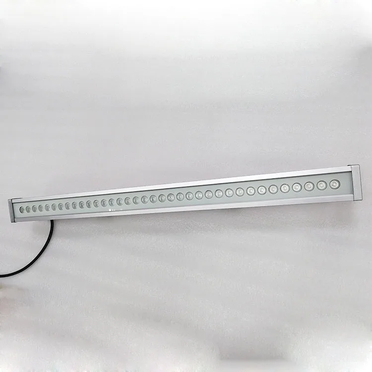 IP67 Waterproof 36w Outdoor cast aluminum led linear rgb blue 18x3w rgbw 4 in 1 led wall washer light for landscape