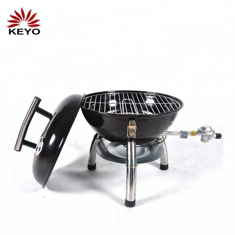 Mini Portable Outdoor Camping Kettle Grill Gas Bbq Barbecue Kettle Grill Gas Grill