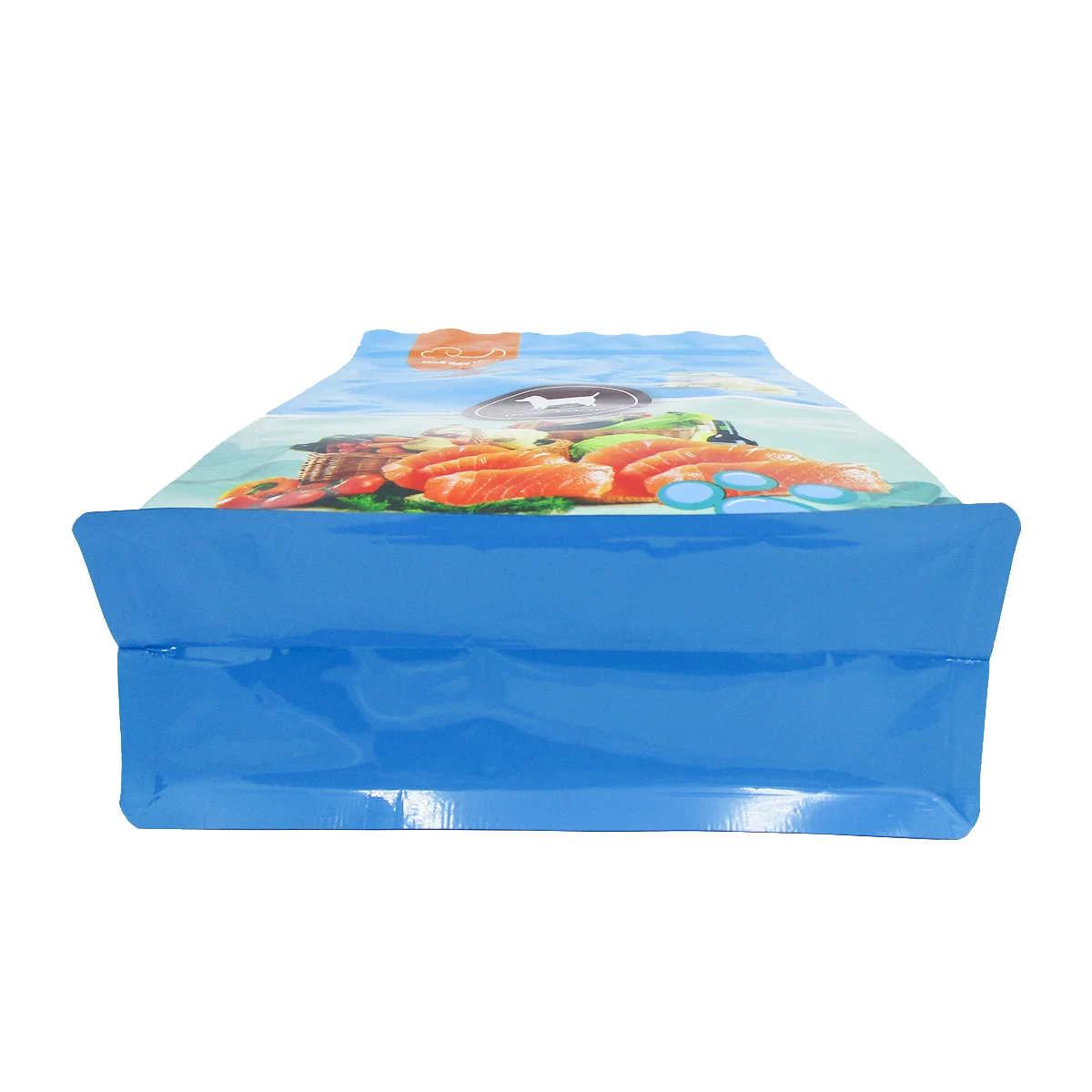Custom Large Flat Bottom  Cat Pet Food Packaging Plastic Bags For Dog Food 500g1kg 2.5kg 10kg 15kg 20kg Packaging Bag