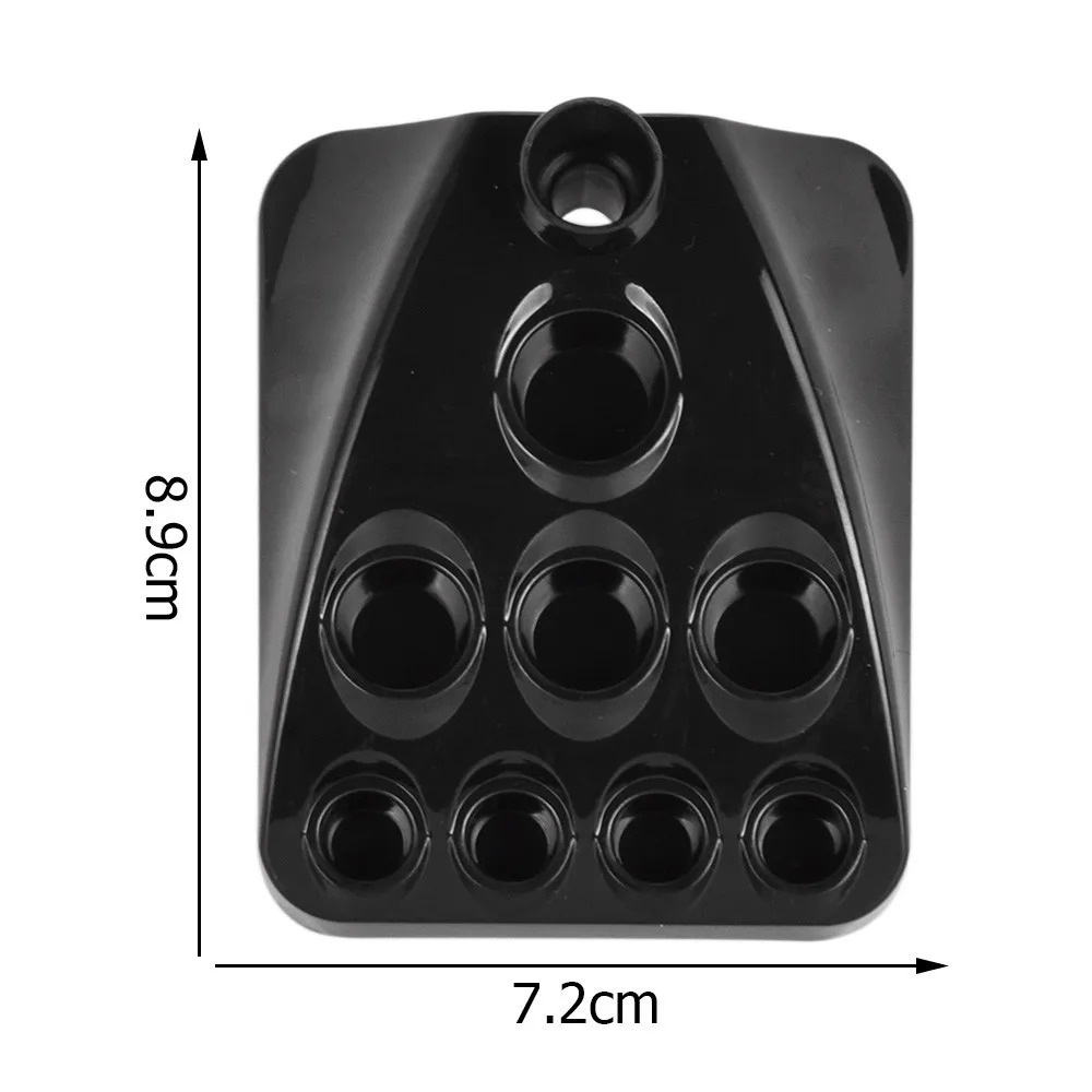 Kissure 9 Holes 2 In 1 Plastic Pen Holder Stand For Microblading Pigment Ink Cup Tattoo Machine Permanent Makeup Accessories