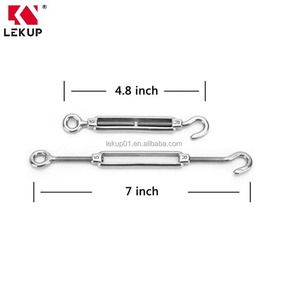 String Light Suspension Kit Outdoor Light Guide Wire Tensioner Kit Vinyl Coated Stainless Steel Wire Rope Cable