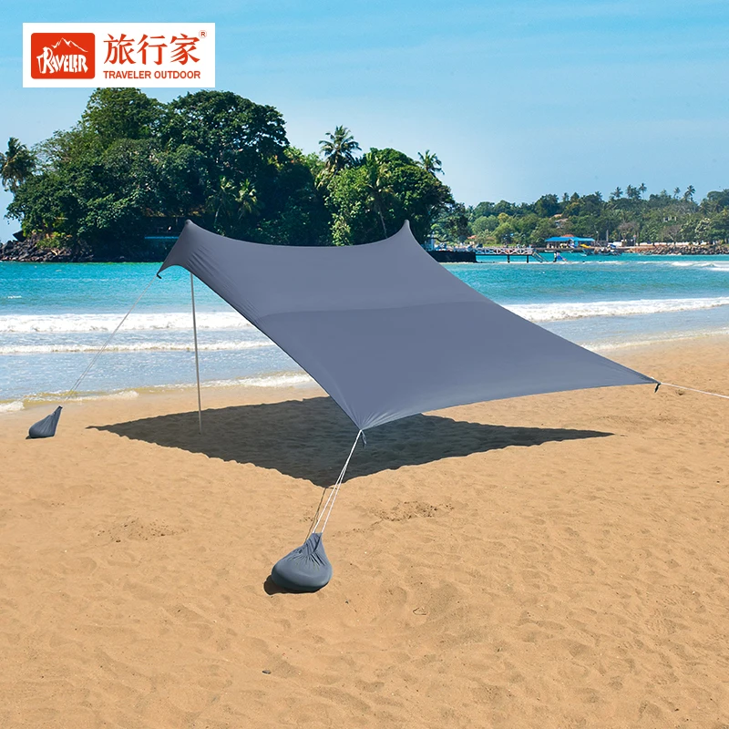 Sun Shade Beach Shelter Beach Cabana Sun Shelter Set Tent Canopy