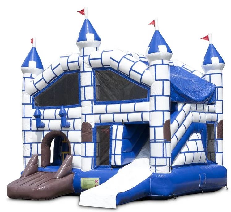 classical knight inflatable bouncy castle mini multi-play