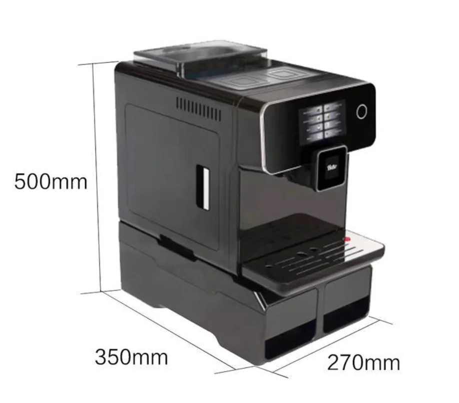 Fully automatic Cappuccio or latte esspresso making machine commercial coffee maker automatic coffee machine with grinder prices