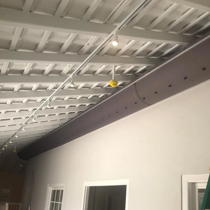 Flame Retardant Sound Attenuator Ducting Porous HVAC Round Duct With Support Fabric Air Duct