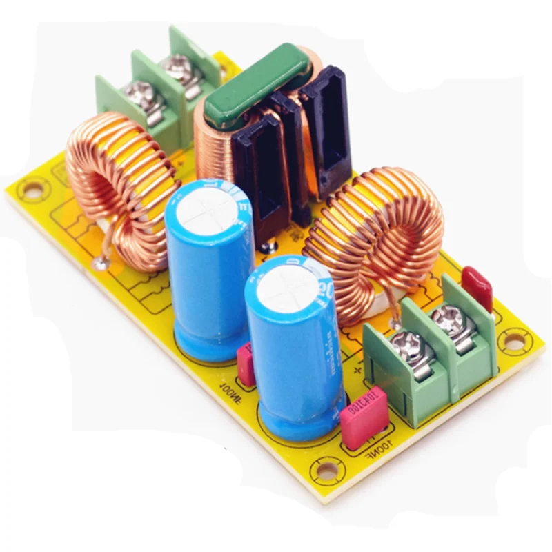 Automotive audio high-frequency filtering EMI Electromagnetic interference filter board  2A 4A 10A 20A DC LC filter
