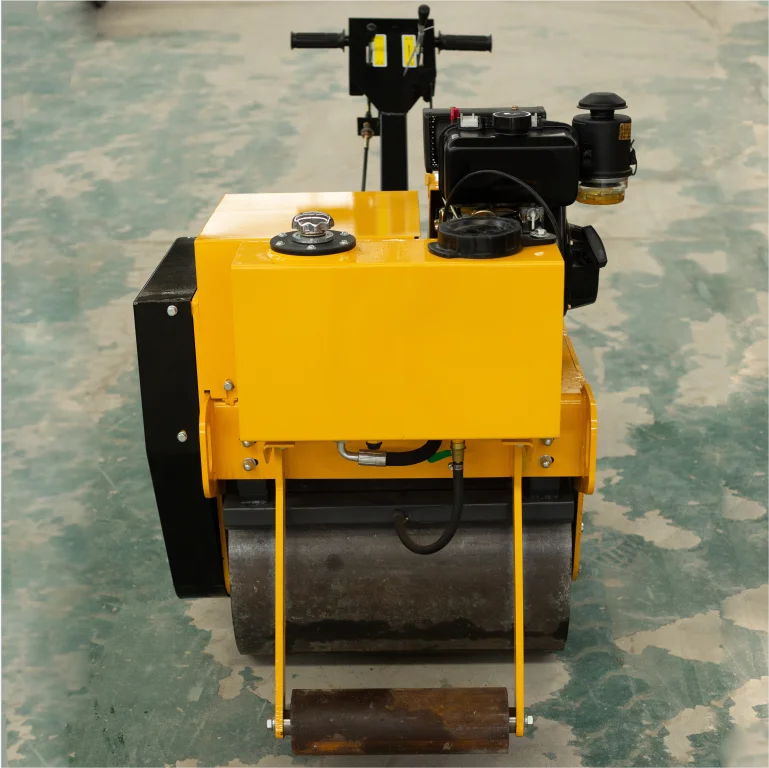 Cheap Road Roller Factory Supply Walk Behind Double Drum Single Drum Small Soil Compactor Vibratory Road Roller For Sale