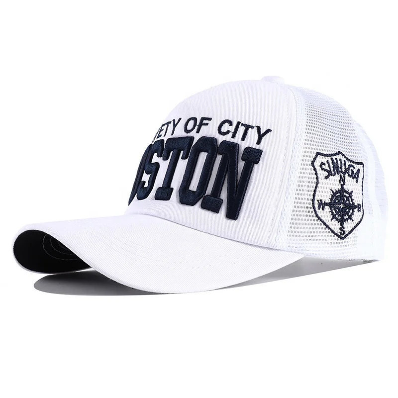 Custom 5 Panel Breathable Summer Embroidery Mesh Baseball Cap