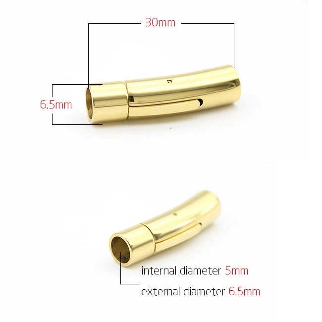
Sterling Silver color Stainless Steel Clasp Small Order Bayonet Clasp 