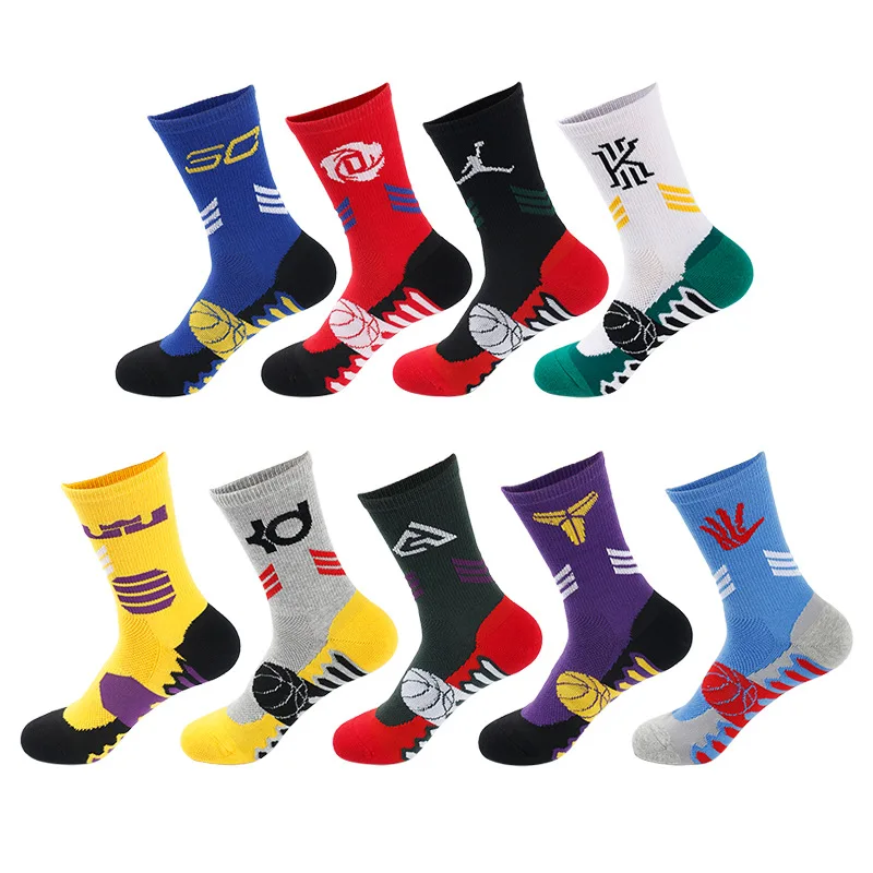 Elite Custom Logo Athletic Sport Breathable Men basketball cushion socks