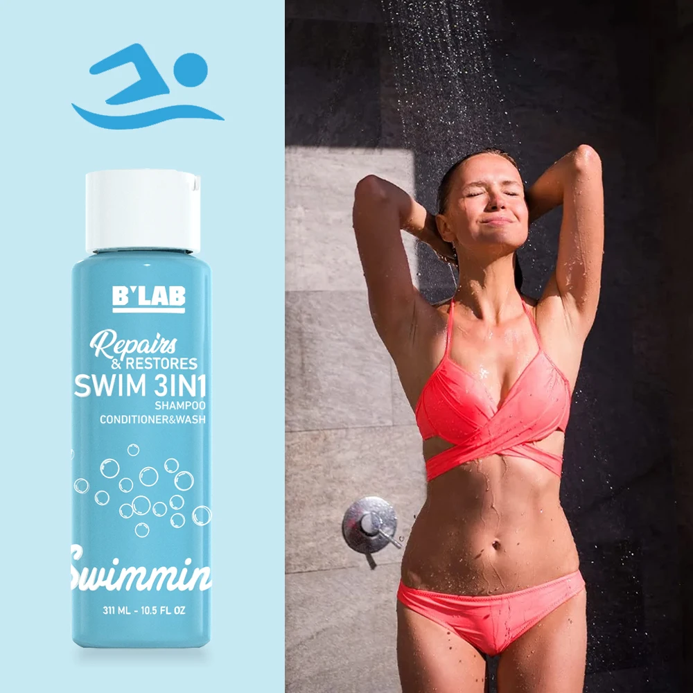 Wholesale Private Label Specialized Swim Hair Shampoo and Conditioner for Removing Chlorine and Hard Water Negative Effects