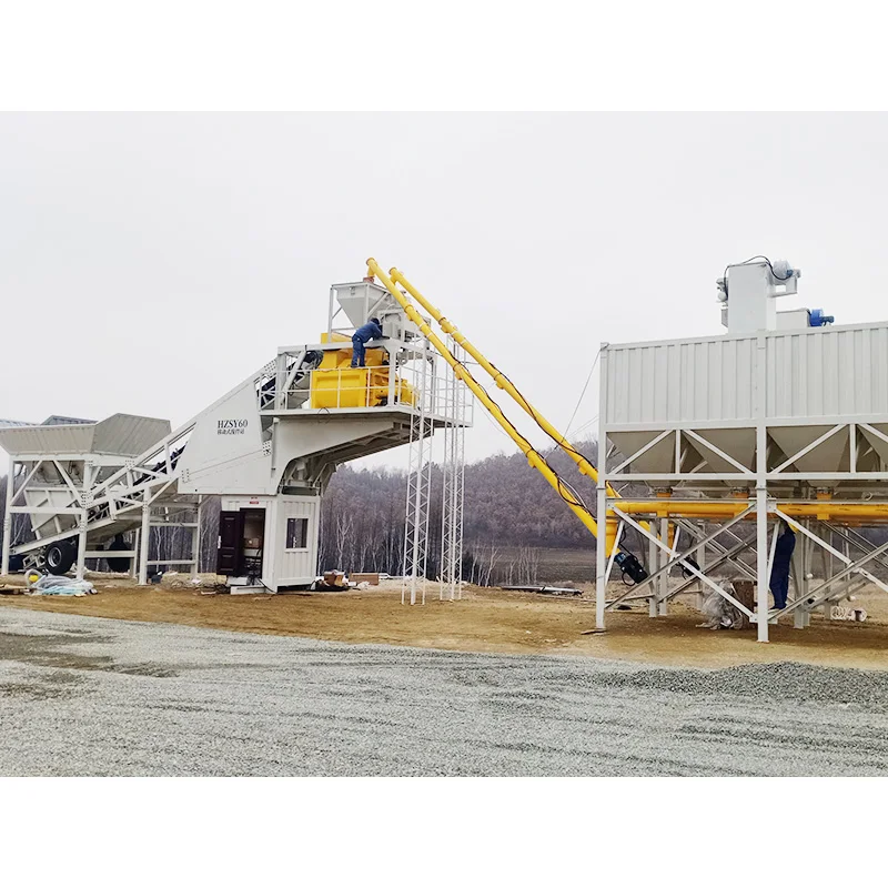 China mini truck- mounted mobile concrete mixing plant spare parts manufacturing plant for sale