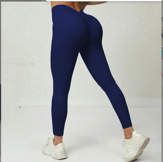 Peach Hip Fitness V-Waist Raised Hip Tight Sports Yoga Pants