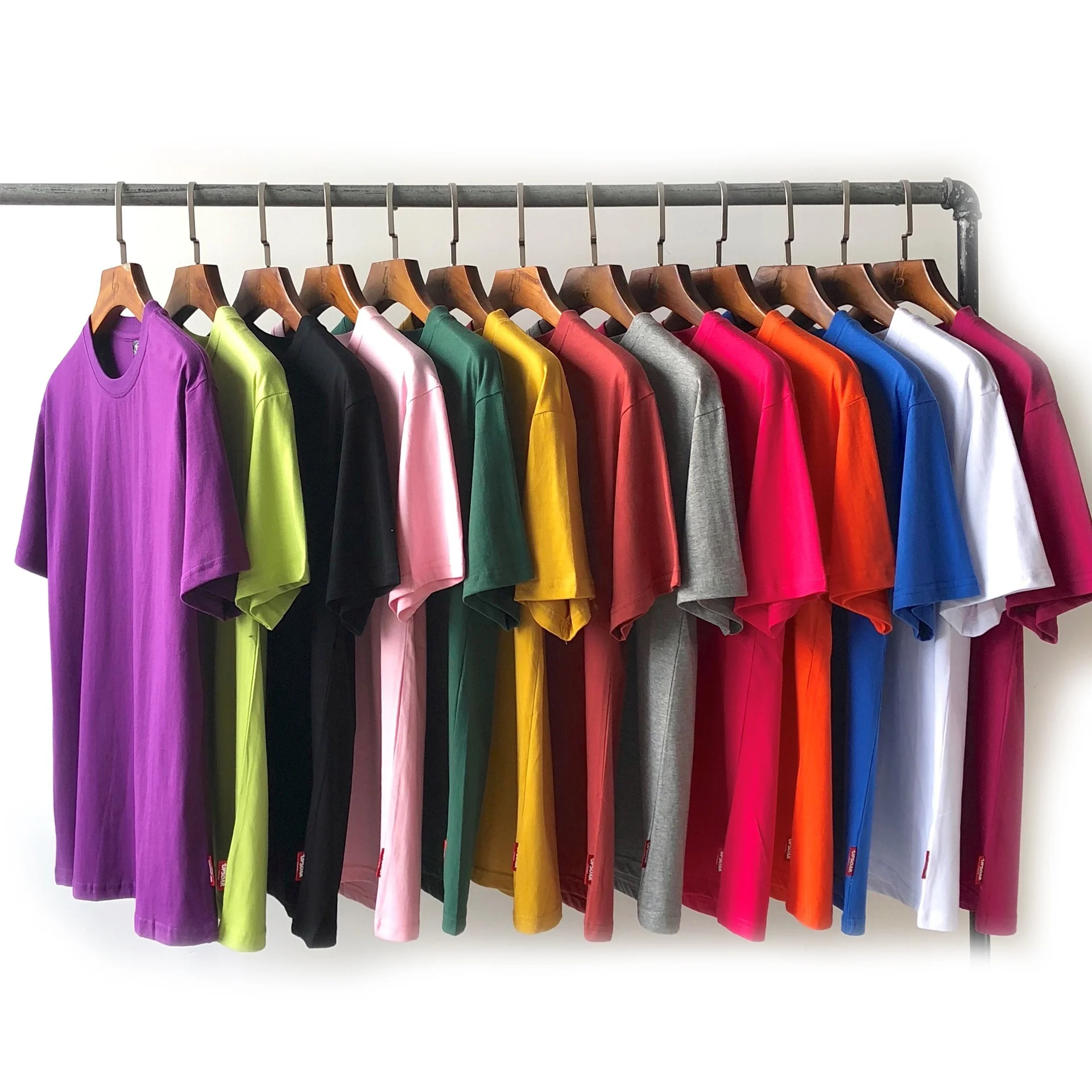Wholesale Factory black t-shirt Trendy Custom Print Personalized tshirt Men Oversized Cotton Blank t shirts in bulk