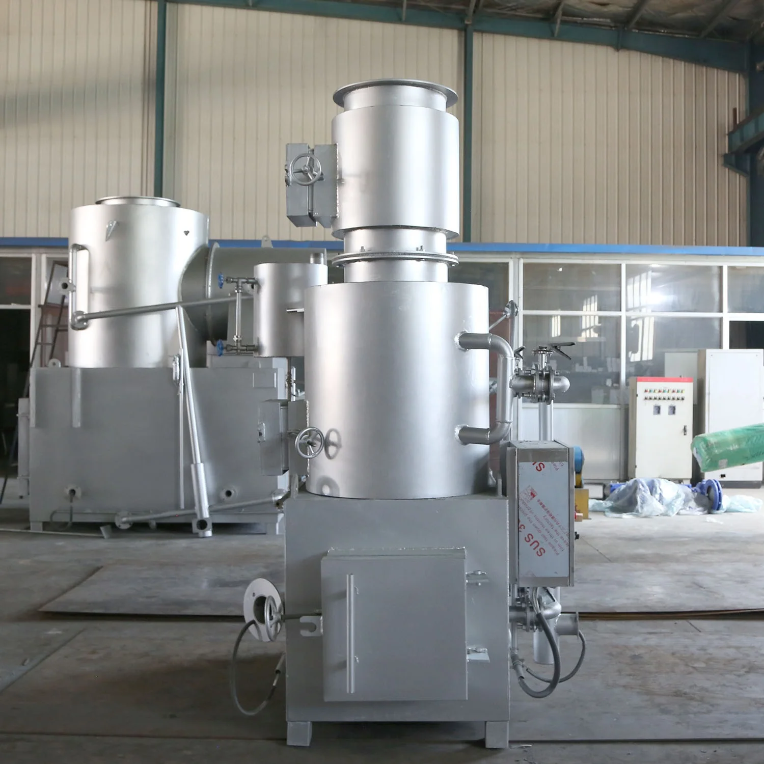 smokeless dual chamber clinical Hospital medical waste incinerator factory manufacturer with CE ISO