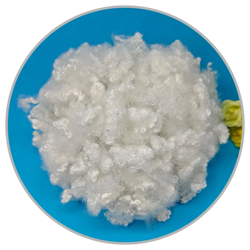 China HCS hollow conjugated polyester staple fiber recycled low price