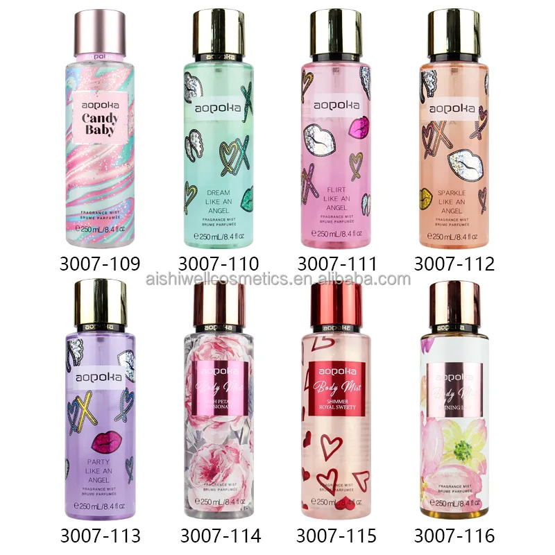 250ML Secret Body Splash Sets Wholesale Natural Vv love Fragrance Mist Spray Perfume for Woman