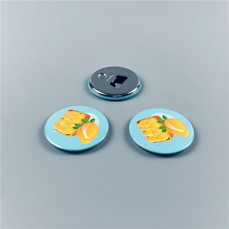 custom magnetic fridge bottle opener cute refrigerator magnets decorative tinplate beer openers