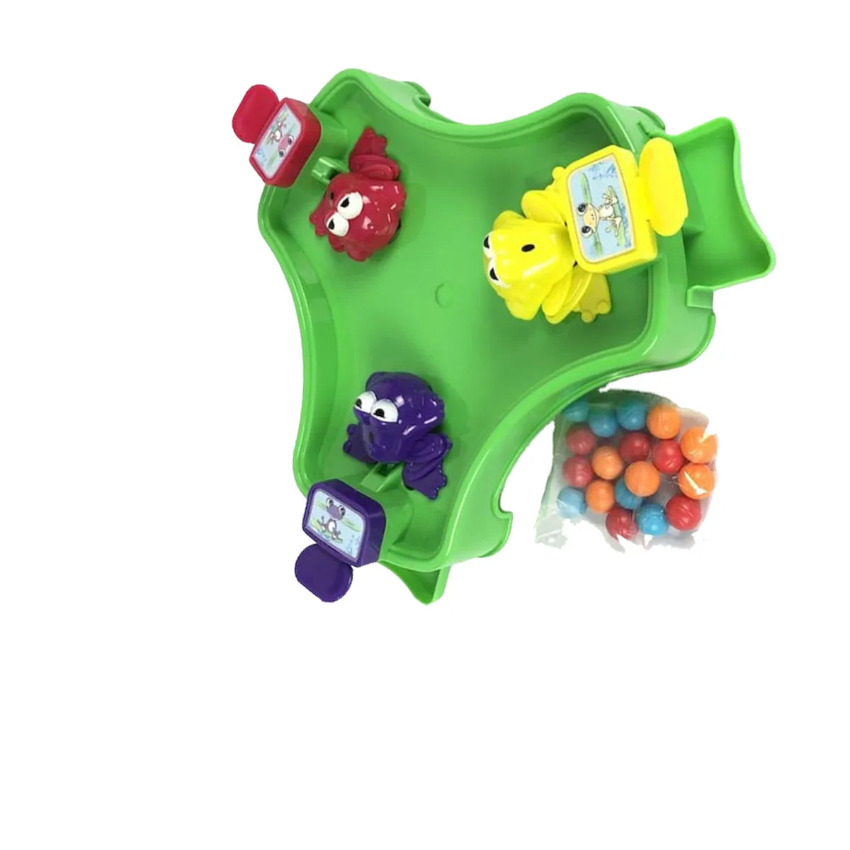 2022 New Home Interior Fun Toy Plastic Frog Plastic Crazy Jumping Beans Toy