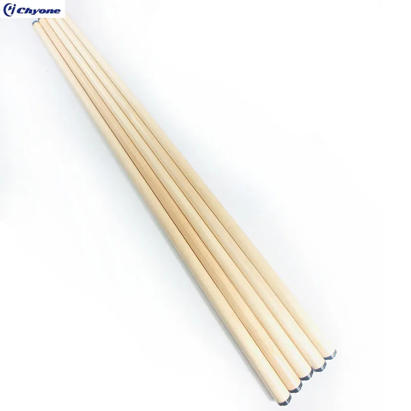 Chyone 12/13mm very straight 12pcs laminated curly maple shaft with carbon fiber tube inside carom cue shaft pool cue shaft