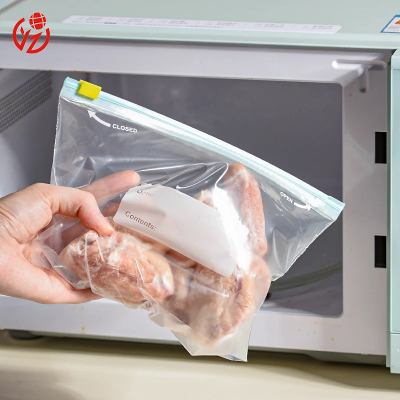 Food Grade Packaging Clear Keep Fresh Plastic Food Bag Ziplock Freezer Bag For Fruit And Vegetable