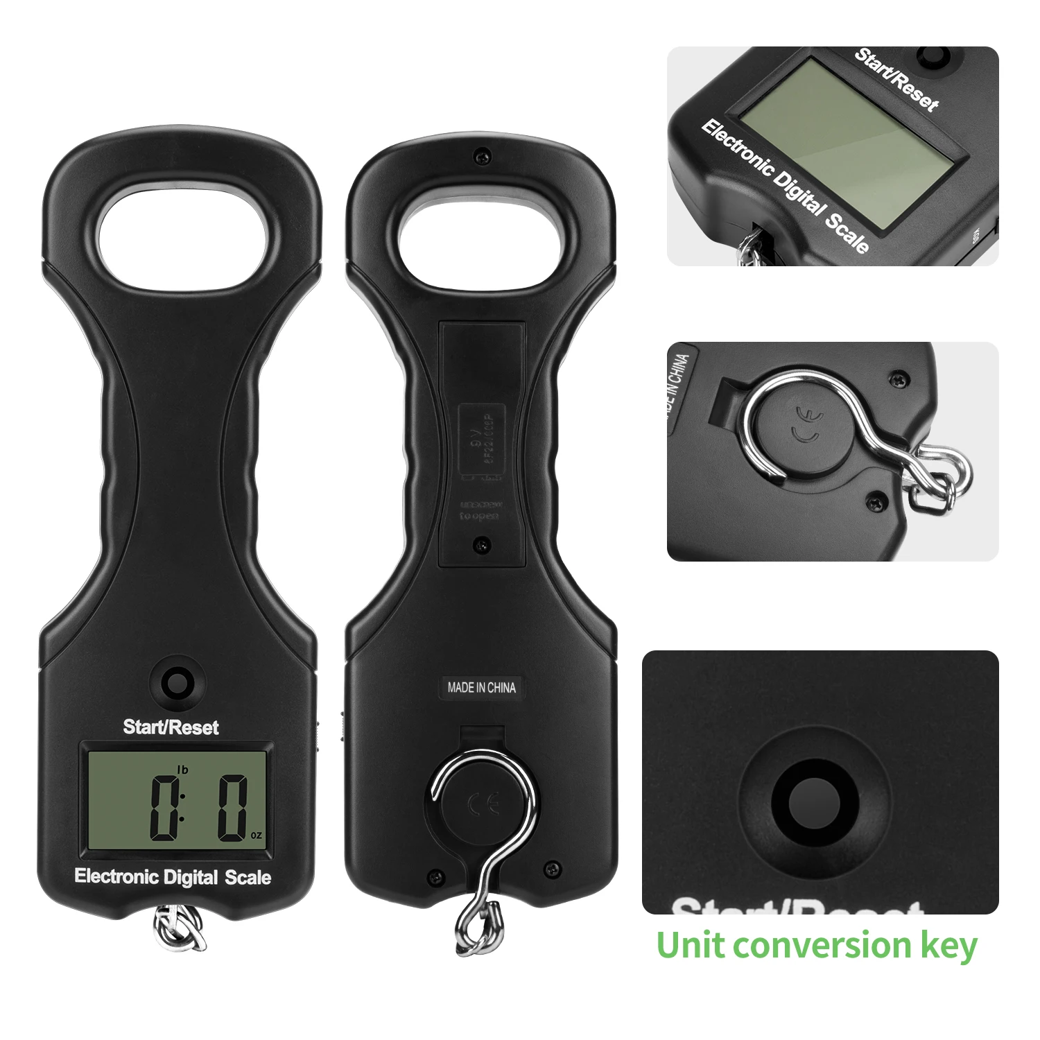 25kg /30kg high sensor LCD display handing portable luggage scale