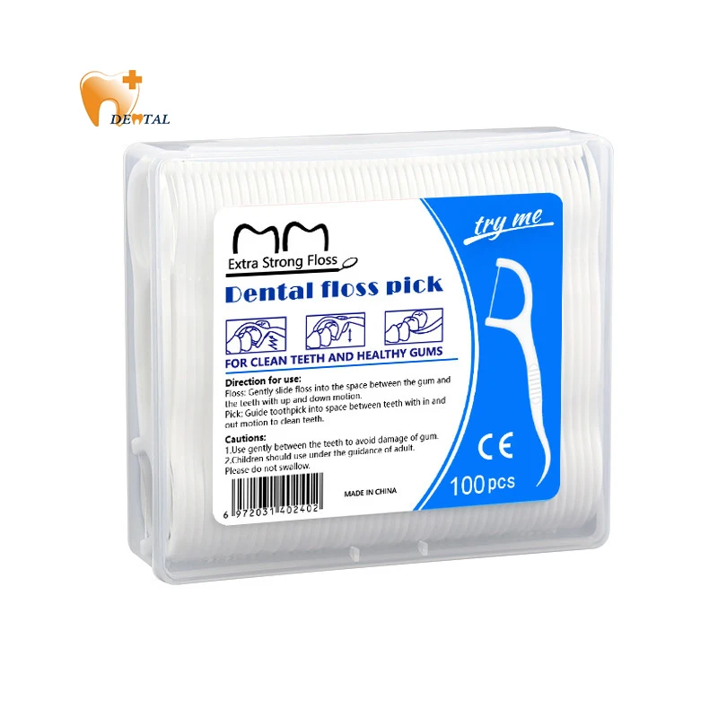 cleaning stick Clean Convenience Dental Flosser Picks For Teeth Cleaning Nylon Dental Floss Pick Dental Floss Pick TOOTH floss