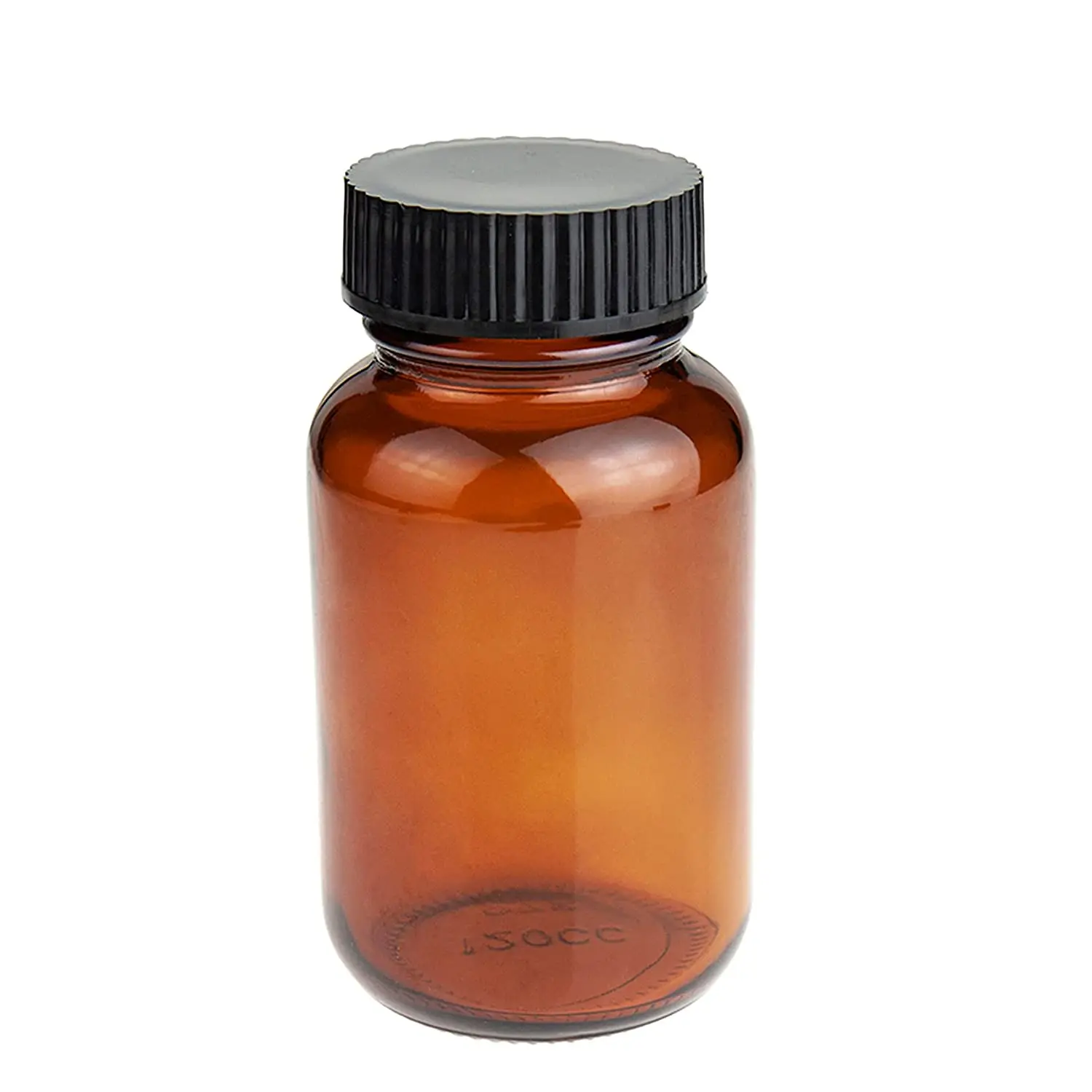 Amber Glass Medical Screw-top Wide Mouth Container Jars Packer Bottles  For Pharmaceutical