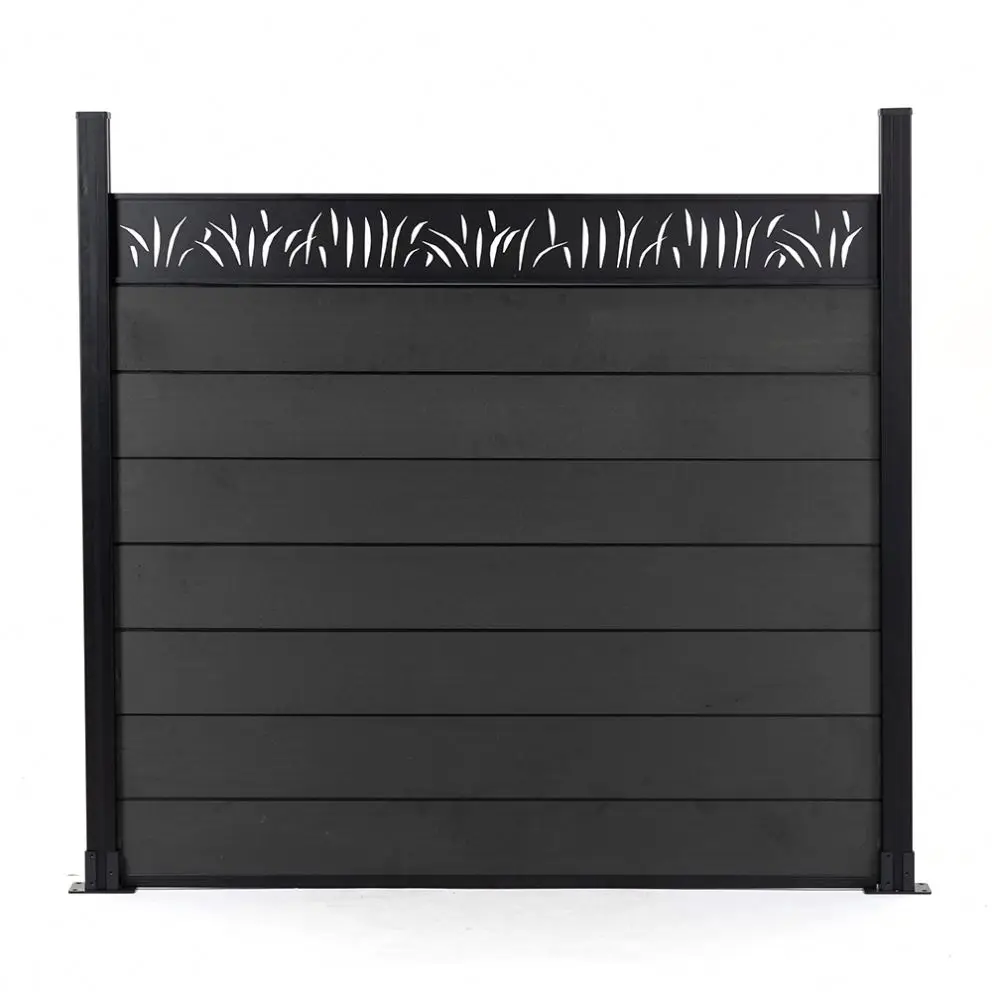 Easy Installation Multifunctional Outdoor Home Garden Railing Plastic Wall Panel Wpc Fencing